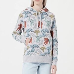 NEW Marvel Superhero Action Print Hoodie